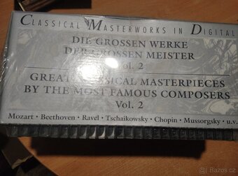 Cd - Great Classical Masterpieces 1 + 2 + další vážná hudba - 3