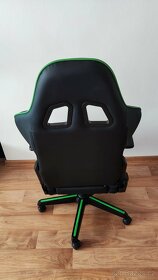 Židle kolečková, herní křeslo DXRacer OH/FH08/NE zelená - 3