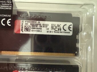 Kingston FURY Beast/ DDR5/ 64GB/ 6000MHz/ CL30/ 2x32GB - 3