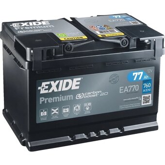 Autobaterie Exide Premium EA770 12 V 77 Ah 760 A - 3