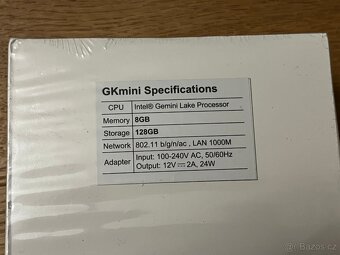 Nové Mini PC, Windows 11 Pro, 8GB RAM, 128G SSD - 3