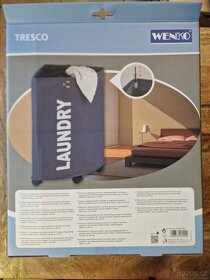 Šedý koš na prádlo Wenko Tresco, 50 l - 3