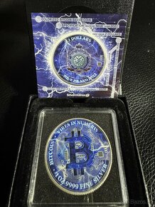 Stříbrná mince 1oz Bit Blue Silver Energy 2022 - 3