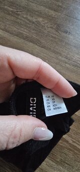 Dámské/dívčí černé letní mini šaty H&M vel. XS - 3