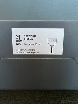 BOMMA 2x křišťálová sklenice 430ml, Rony Plesl - 3