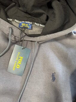 Pánská šedá mikina Polo Ralp Lauren XL - 3