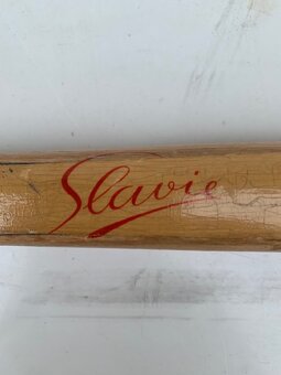 Prodám retro tenisovou dřevěnou raketu SLAVIE, stáří 75 let. - 3