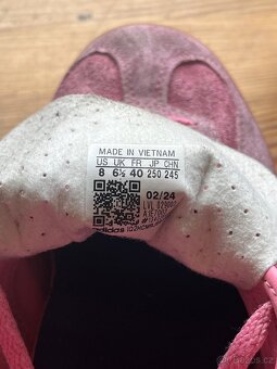 Adidas růžové boty Gazelle - 3