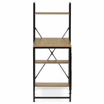 Psací stůl s regálem v dekoru dubu nebo starého dřeva - 3