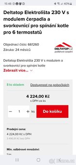 Elektrolišta pro podlahový rozdělovač - Deltatop - 3