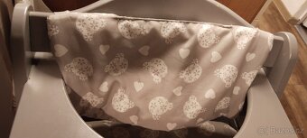 Rostoucí jídelní židlička dětská dřevěná - 3