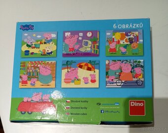 Dřevěné puzzle kostky - 3