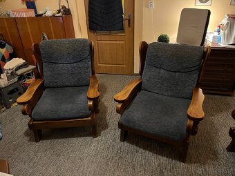 Masivní sedačka - Holandský nábytek - 3