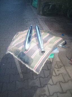 Prodám výfuky a kolena na Jawa 250/353 - 3