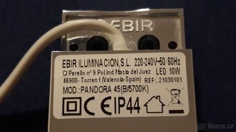 LED zrcadlové světlo Pandora, chrom, šířka 45,8cm - 3