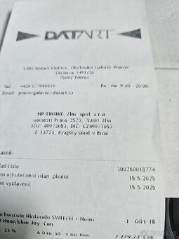 Nintendo Switch - 1 + karta 256 + záruka - 3