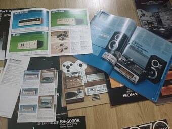 Dobové prospekty Hi-Fi Technics, Sony, Pioneer, AKAI, atd. - 3