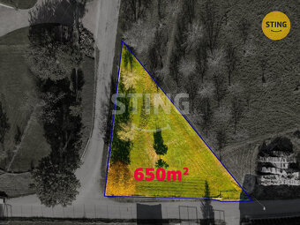 Prodej stavebního pozemku 650 m2 v Podhradí u Luhačo, 128716 - 3