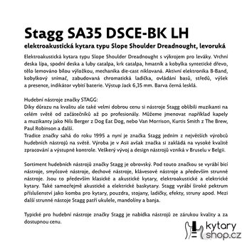 Stagg SA35 DSCE-BK LH - 3