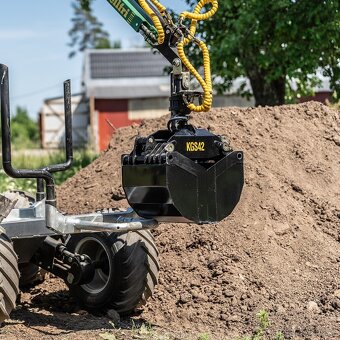 Hydraulický drapák na sypké hmoty - 3