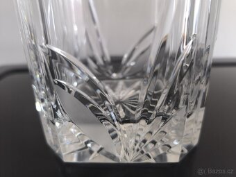 Křišťálová broušená karafa na whisky - 3