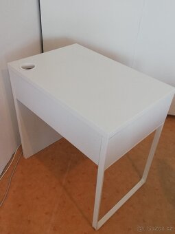 IKEA psací stůl Micke PC 73x50 cm bílá - 3
