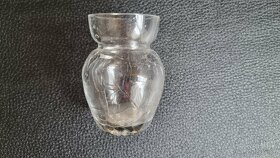 Malá váza Jizerské sklo (hand made) - 3