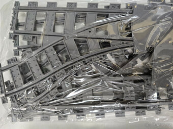 City koleje (náhrada) rovinky, zatáčky, vyhybky 104kusů - 3