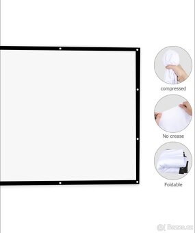 Projekční plátno VANKYO 5A005 120" plátno - nové - 3