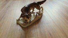 Lovecký pes, porcelán. - 3
