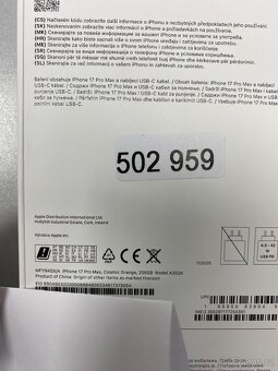 Apple iPhone 17 Pro Max 256GB orange - 3