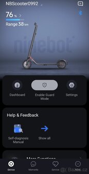 Elektrická koloběžka Segway Ninebot E25D s externí baterií - 3
