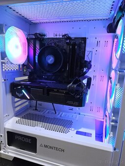 🔥 Bílé herní PC Ryzen 5|RX5700XT|16GB|1TB SSD|WiFi|ARGB - 3