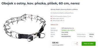 výcvikový obojek pro psa - 3