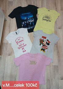 Trička dívčí/dámské různé velikosti - 3