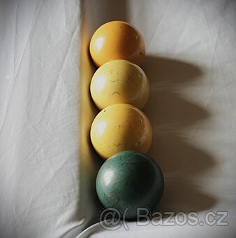 SADA ČTYŘ KOULÍ NA KULEČNÍK KARAMBOL BILLIARD - 3