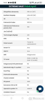 LG ultra HD Smart TV 4K 43" - 3