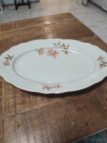 Epiag starožitný porcelánový tác květiny - 3