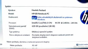 Notebook HP 630 i3 370@2,4GHz Win7 - 3