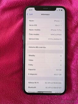 📱 iPhone 11 Pro 64 GB – TOP stav, 100% baterie, Mint barva - 3