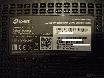 Wifi router tp-link aArcher C6 v 2.0 - 3