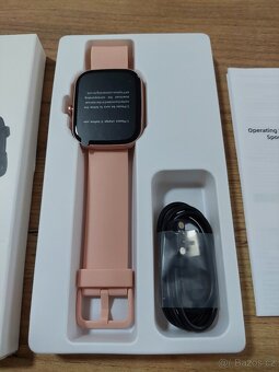 Chytré hodinky KUIZIL T70–1,91" IPS displej, volání,růžové - 3