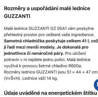 Nová, zabalená, nepoužitá lednice - 3