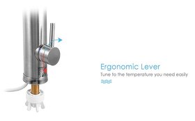 ELEKTRICKÁ NEREZOVÁ KUCHYŃSKÁ VODOVODNÍ BATERIE - 3
