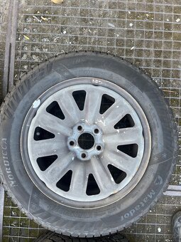 Plechové disky 5x100 R15 zimní pneu - 3