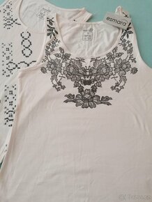 Nová sada 2 triček Esmara, vel. S/M - 3