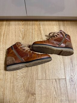 Zimní panské kožené boty vel.42 - 3