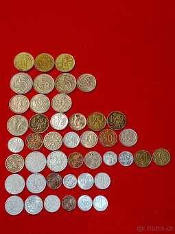Československé mince 44 ks a bankovky 14 ks - 3