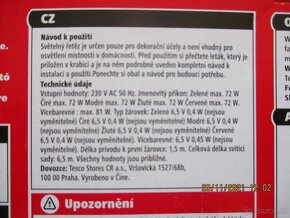 Svetelný had /řetěz/ - 3