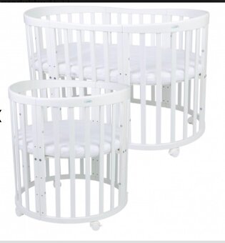 Rostoucí oválná postýlka 7v1 - 3